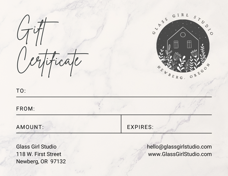 Glass Girl Studio Gift Card