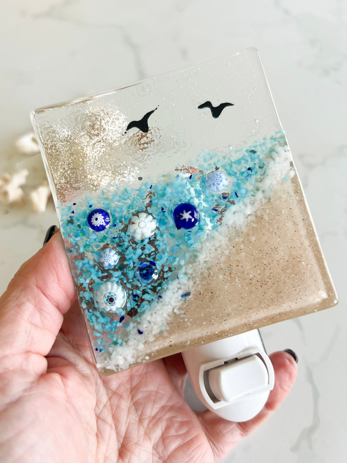Beach Glass Night Light
