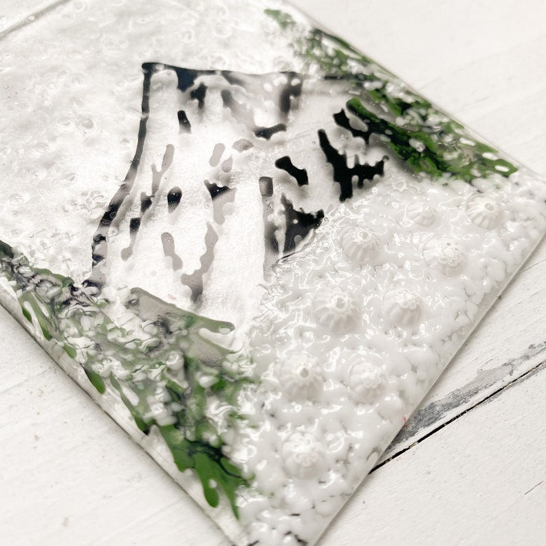 Winter Mountain Suncatcher