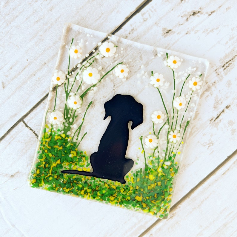 Floral Dog Suncatcher