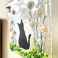 Cat Glass Night Light, Pet Nightlight, Cat Glass Art, Pet Memorial Gift